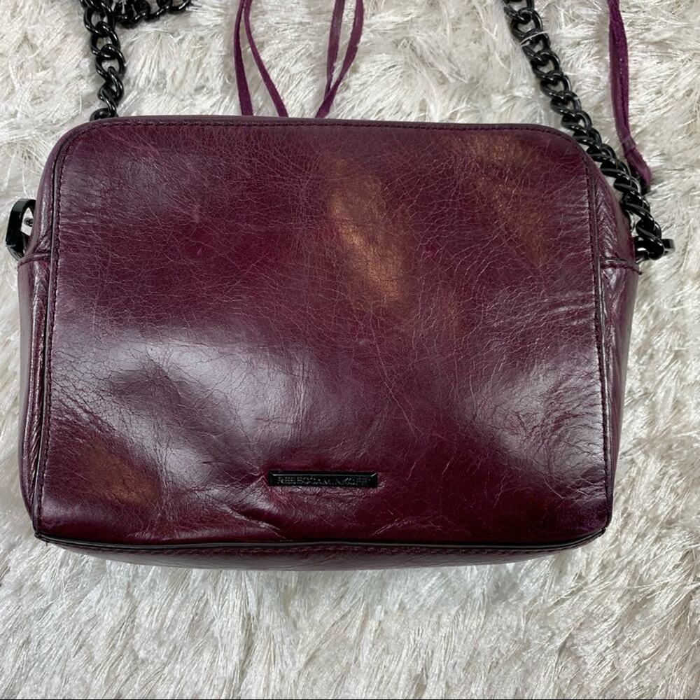 Rebecca Minkoff Reagan Camera Crossbody Bag Wine - Picture 3 of 8